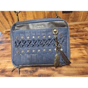 Chala Origami Crossbody Feather Charm Shoulder Bag‎